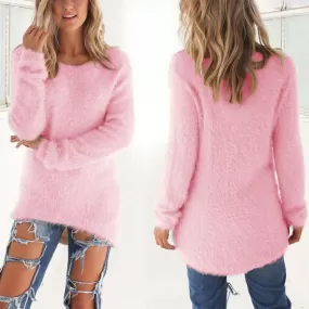 2022 NEW Women's Long Knitted Sweaters Pullovers Jumpers Autumn Winter