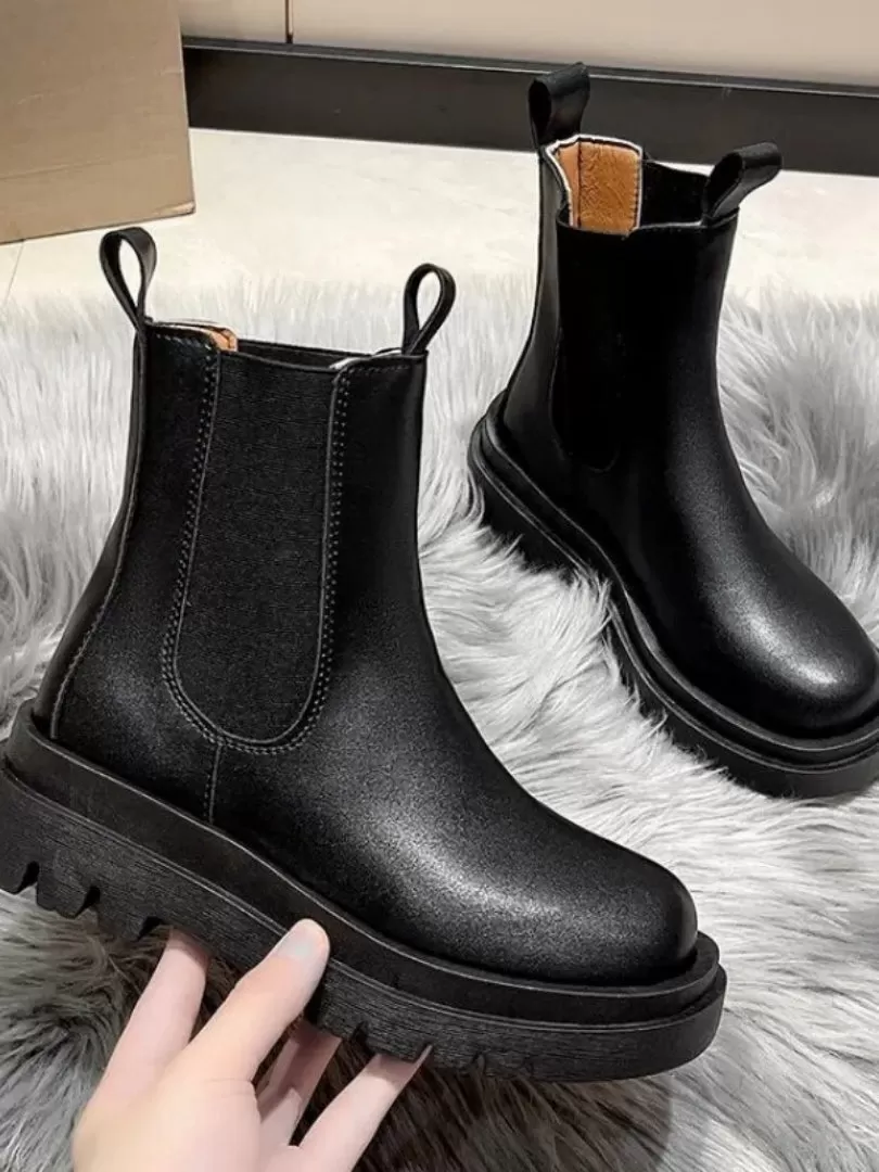 2024 New Thicken Winter Knight Boots Women Knee High Long Square Heel Motorcycle Boots