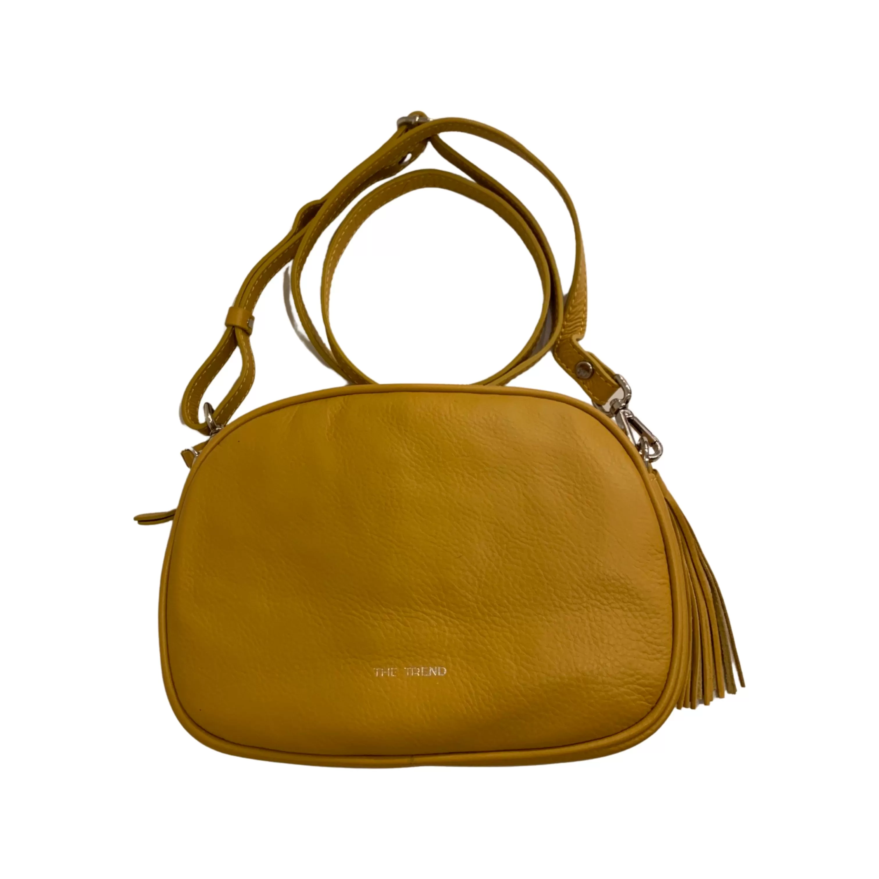 586847 Yellow Leather Purse