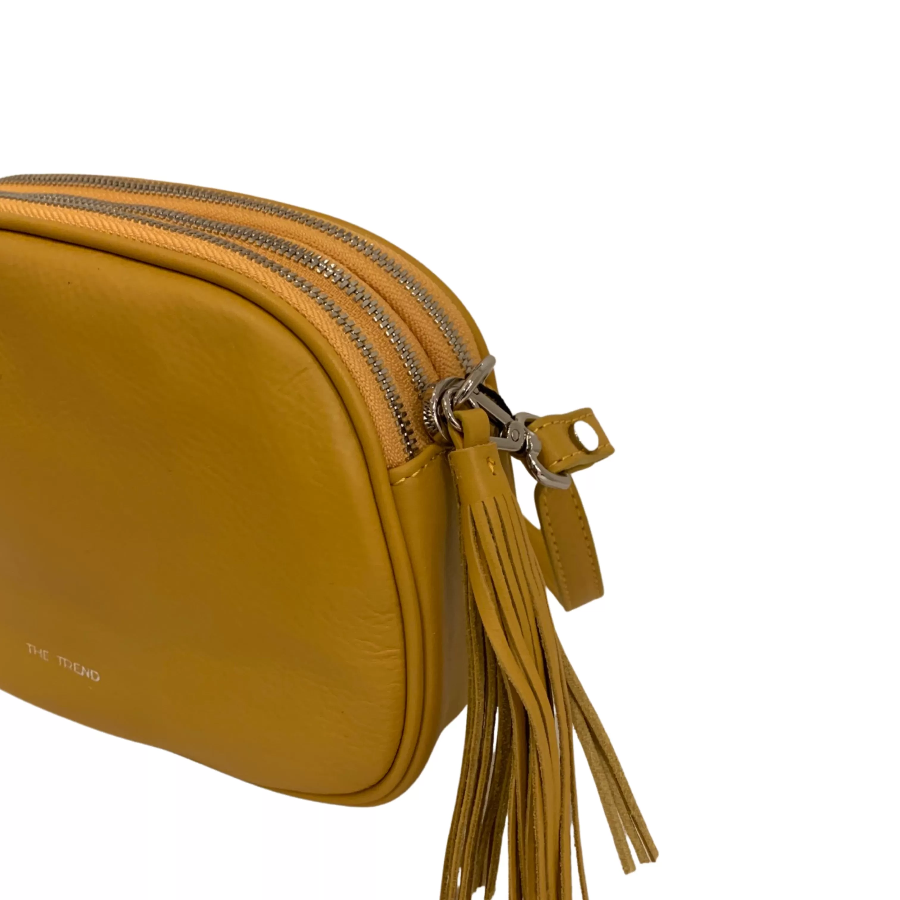 586847 Yellow Leather Purse