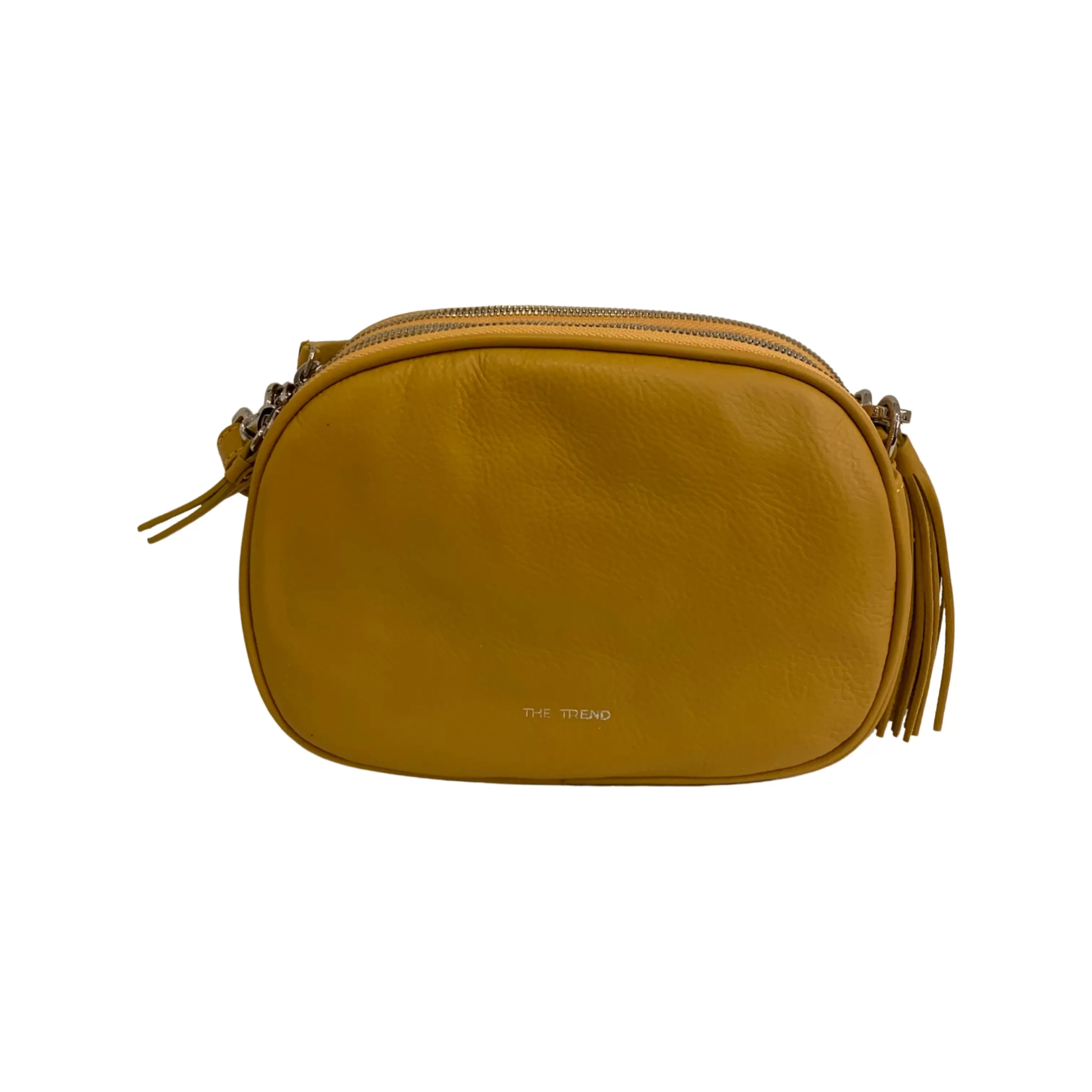 586847 Yellow Leather Purse