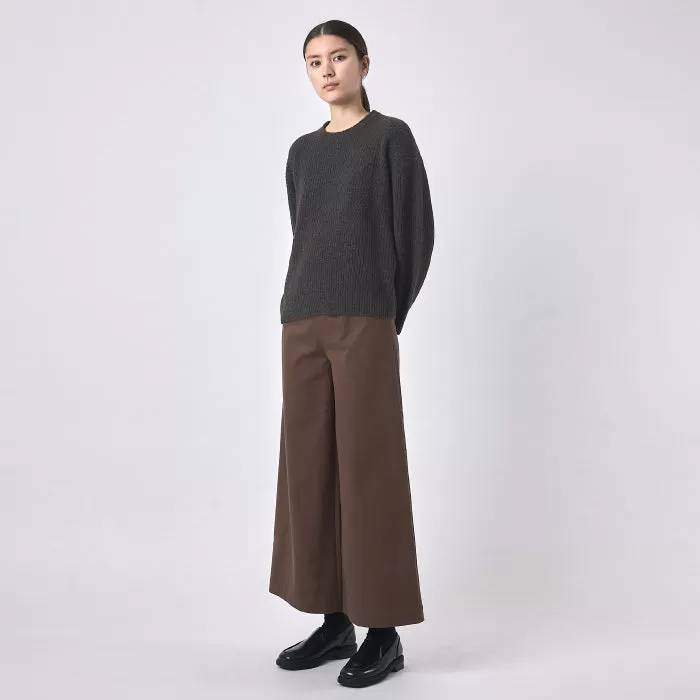 7115 By Szeki Woman Signature Yak Poet Sweater Molassas Brown