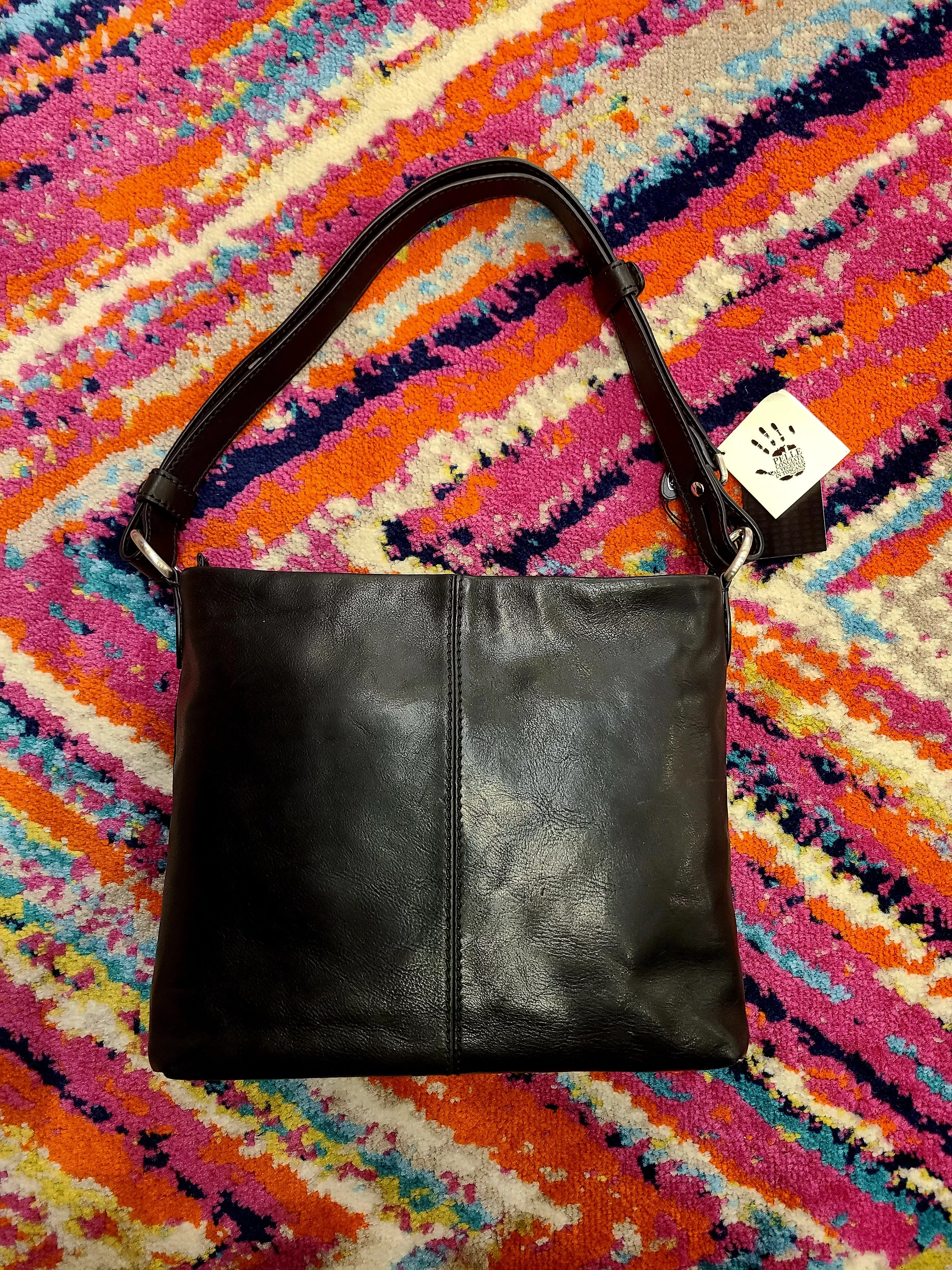 914080 Black Leather Bag