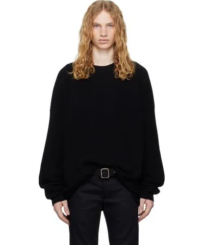 A Diciannoveventitre Black Wool Sweater