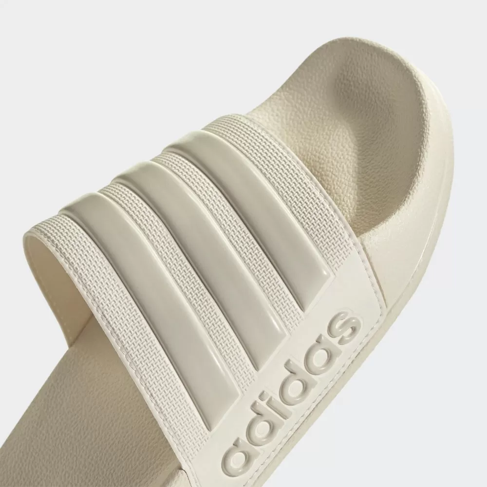 Adidas Adilette Shower Slides (Off White/Off White)