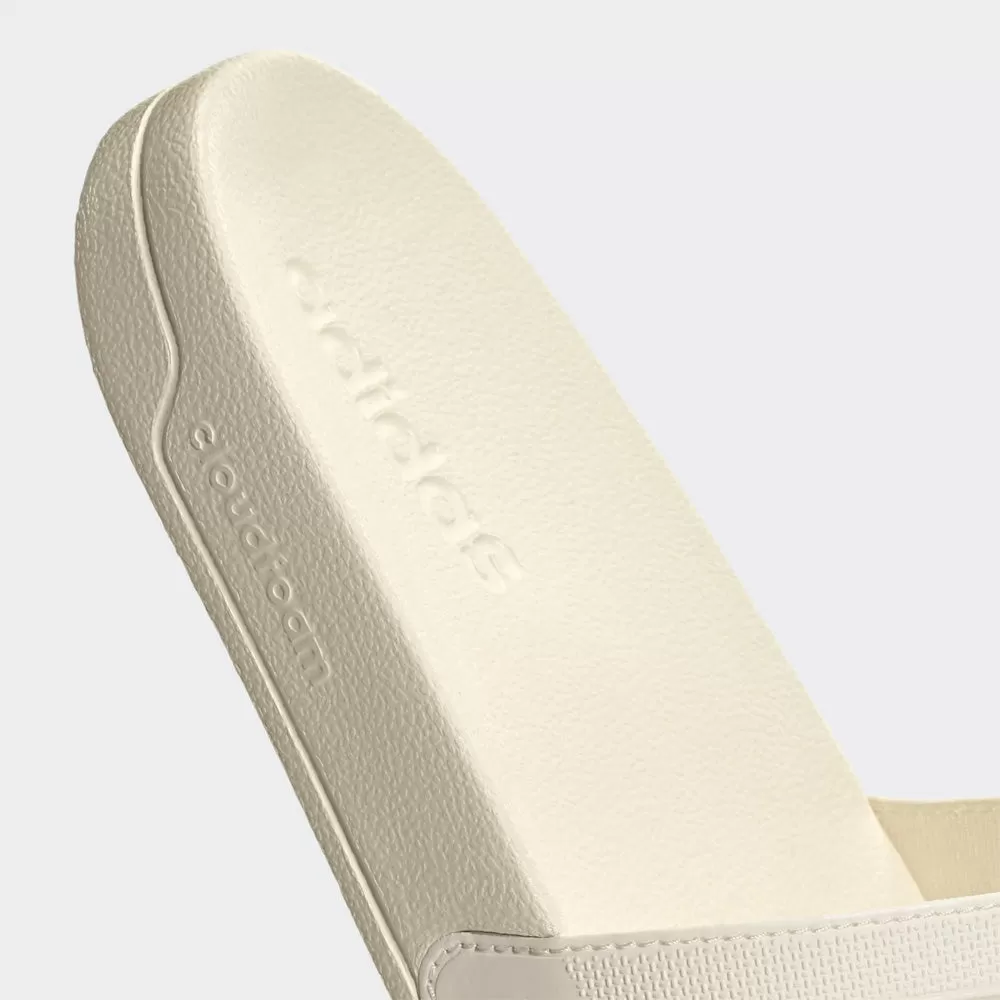 Adidas Adilette Shower Slides (Off White/Off White)