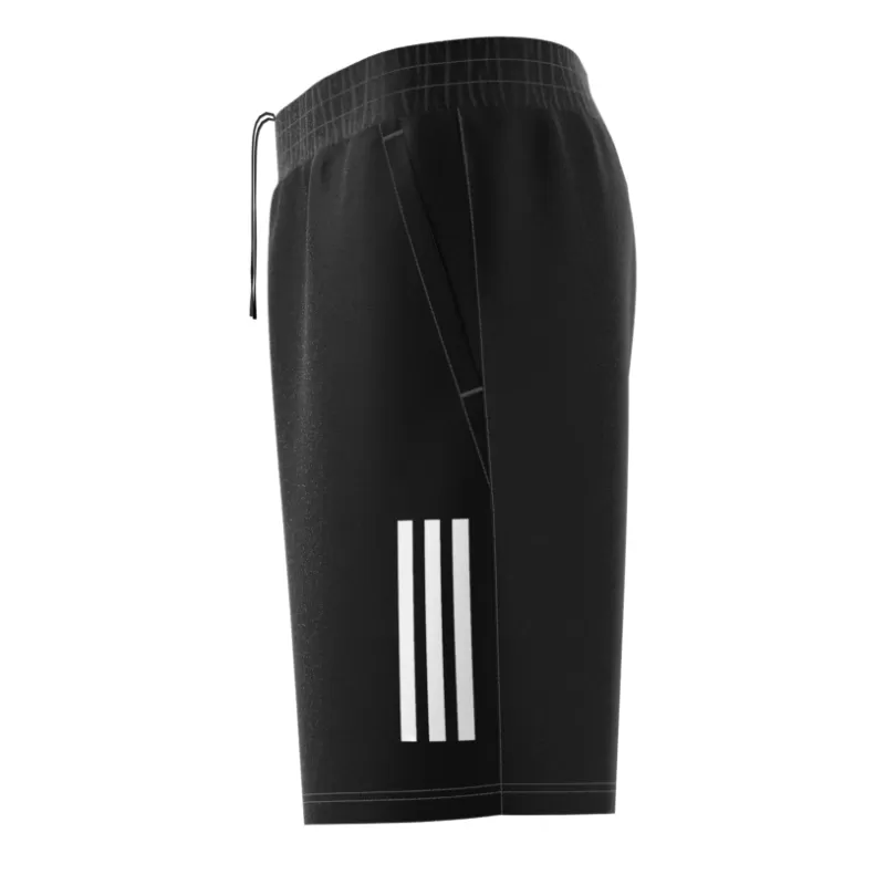 Adidas Club 3 Stripes Men Tennis Shorts - Black