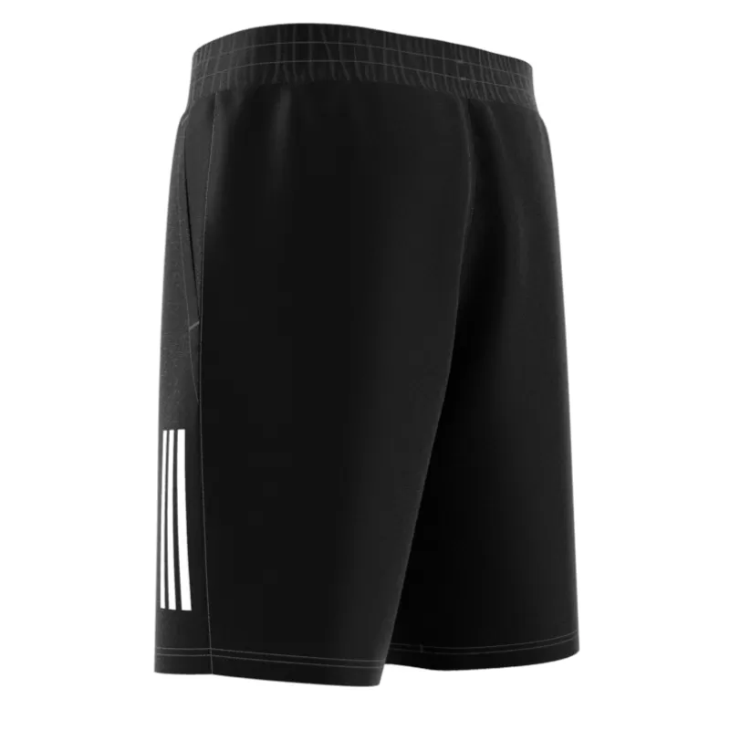 Adidas Club 3 Stripes Men Tennis Shorts - Black