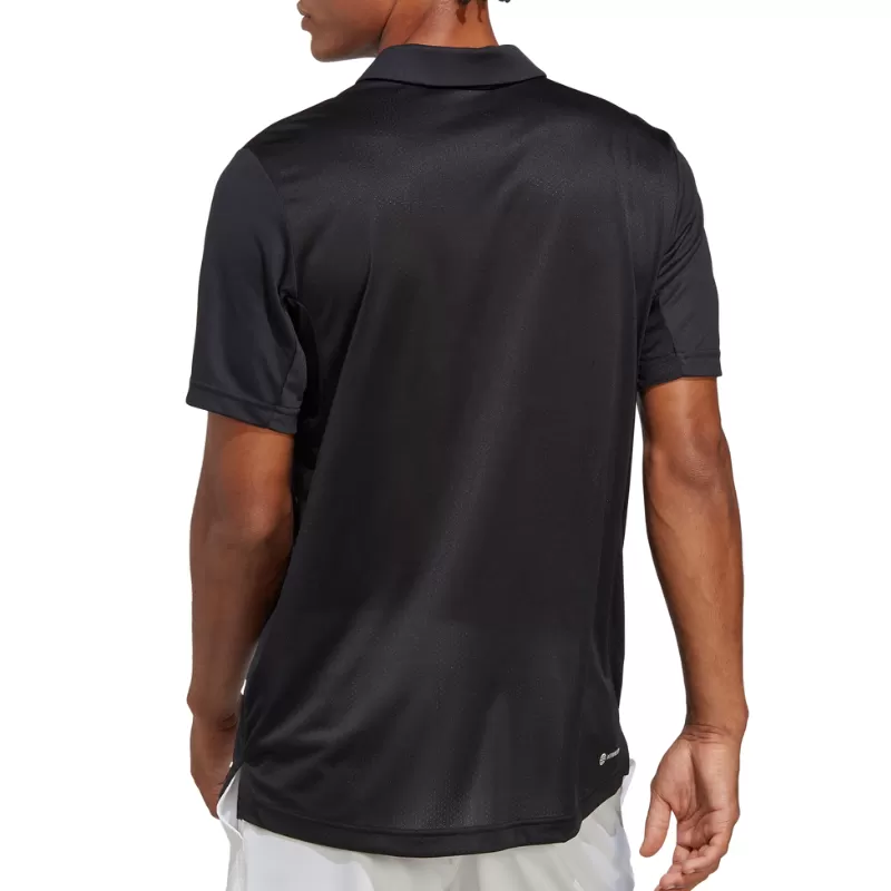 Adidas Club Mens Tennis Polo Shirt - Black