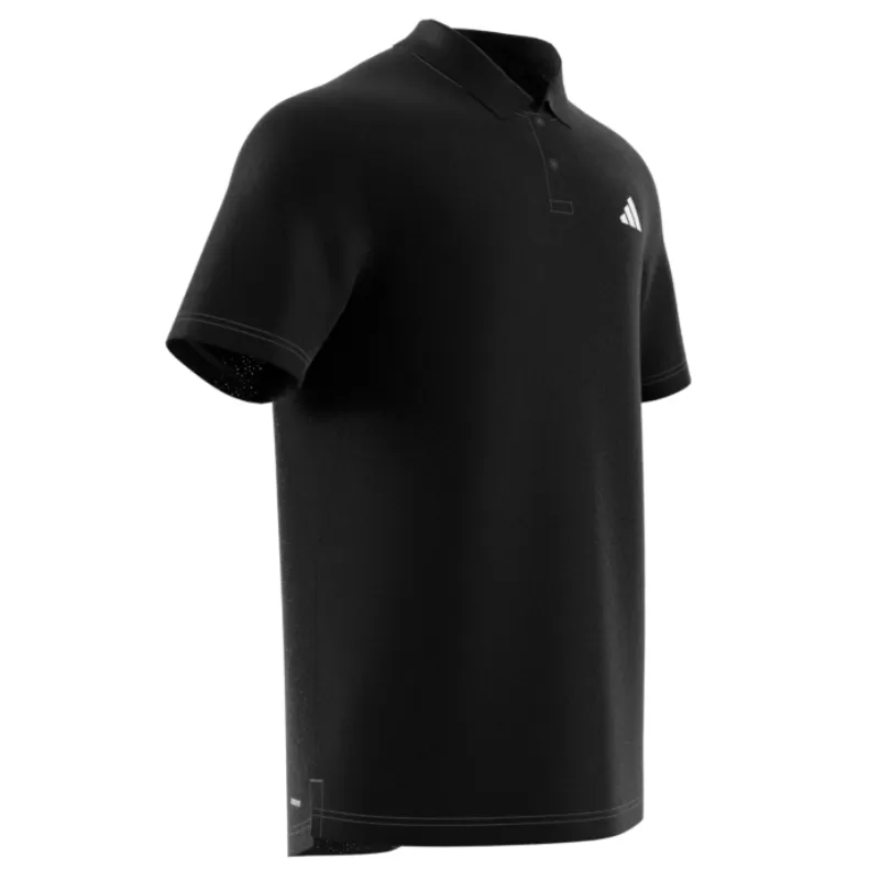 Adidas Club Mens Tennis Polo Shirt - Black