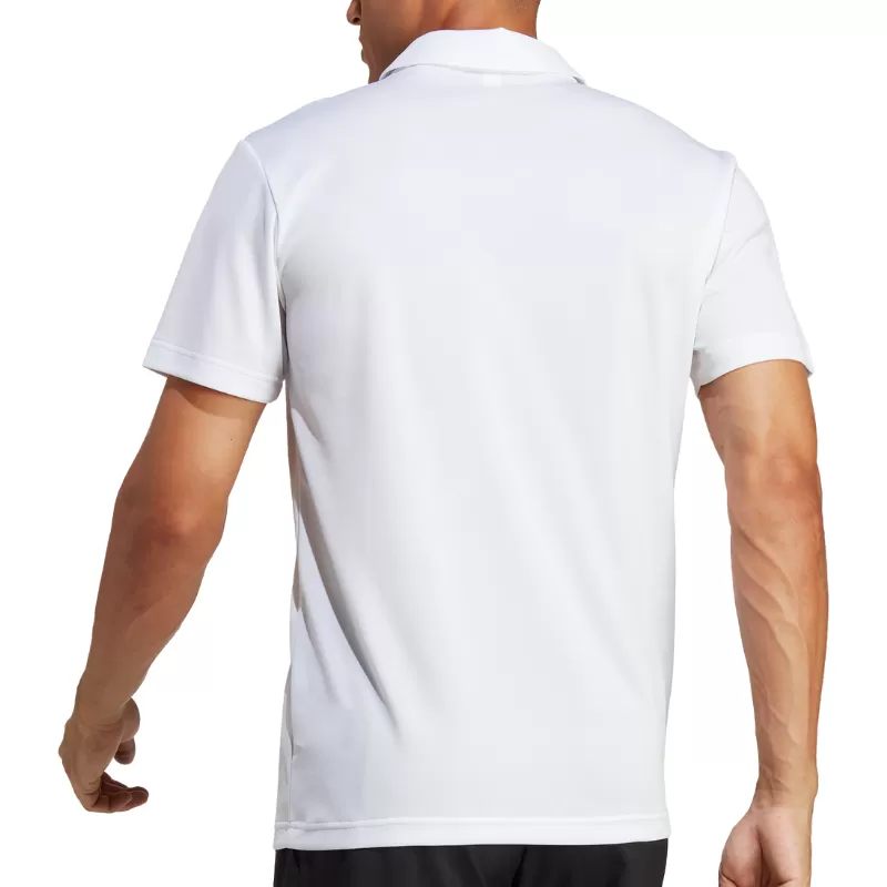 Adidas Mens Tennis Fab Polo Shirt - White