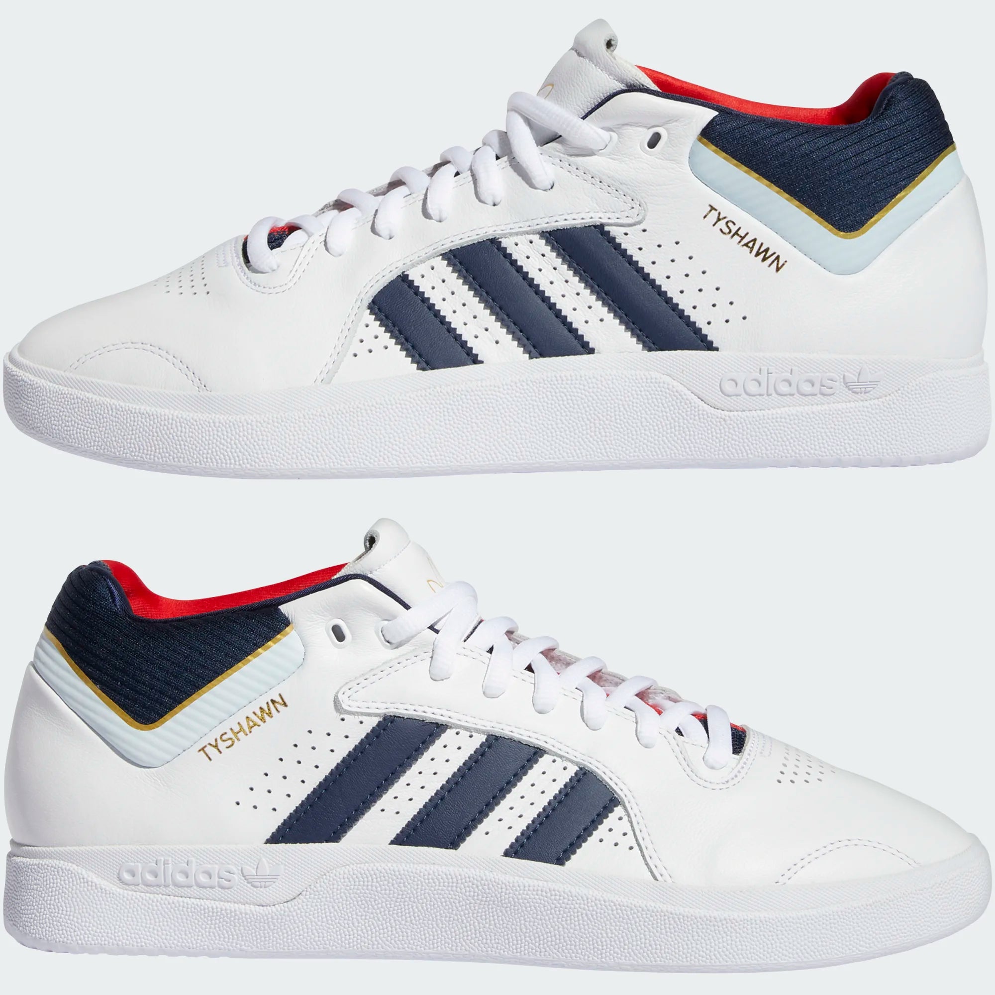 Adidas Tyshawn White/Navy/Red