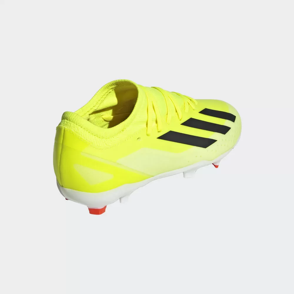 Adidas X Crazyfast League FG Jnr Football Boots (Team Solar Yellow/Black/Solar Red)