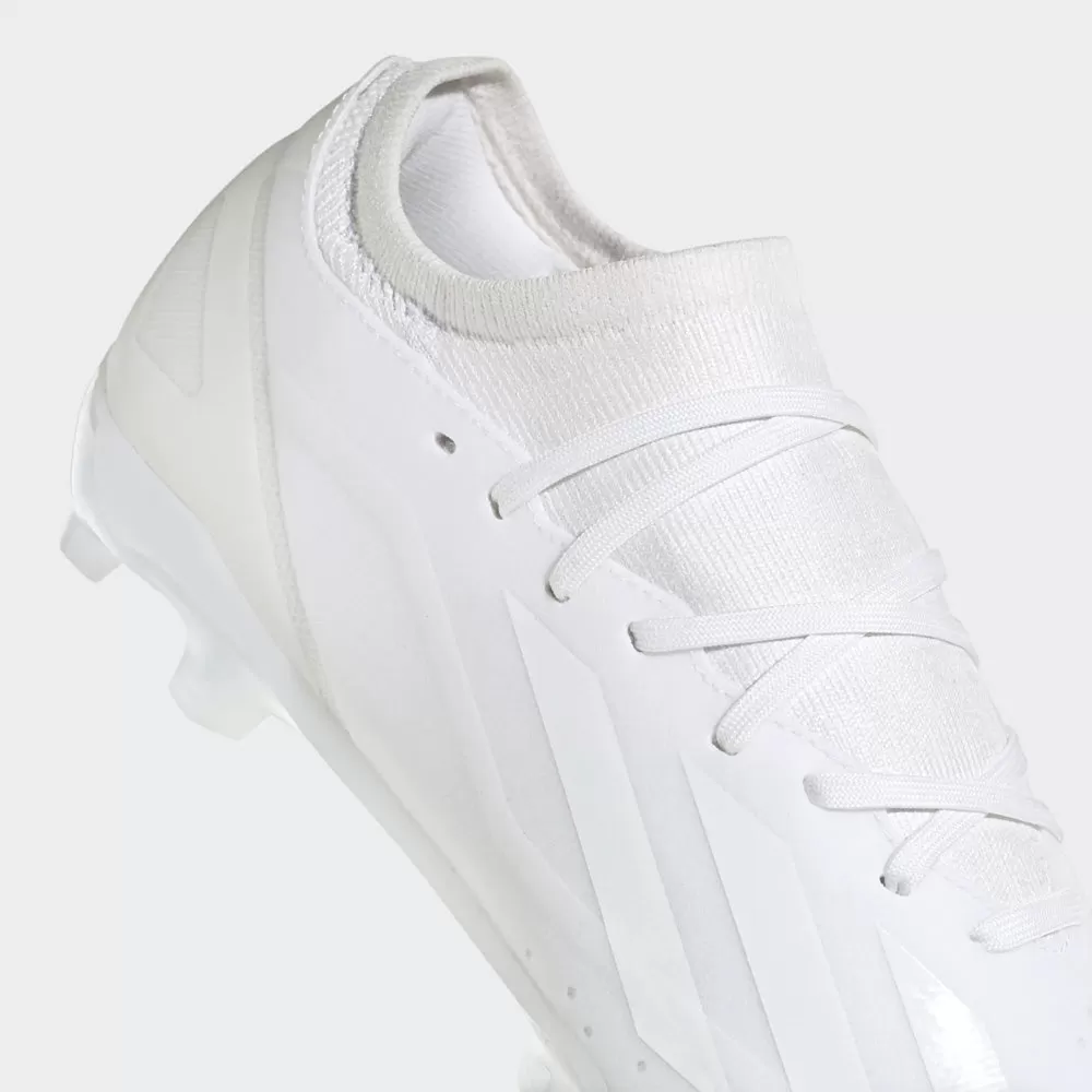 Adidas X Crazyfast.3 FG Football Boots (White/White/White)