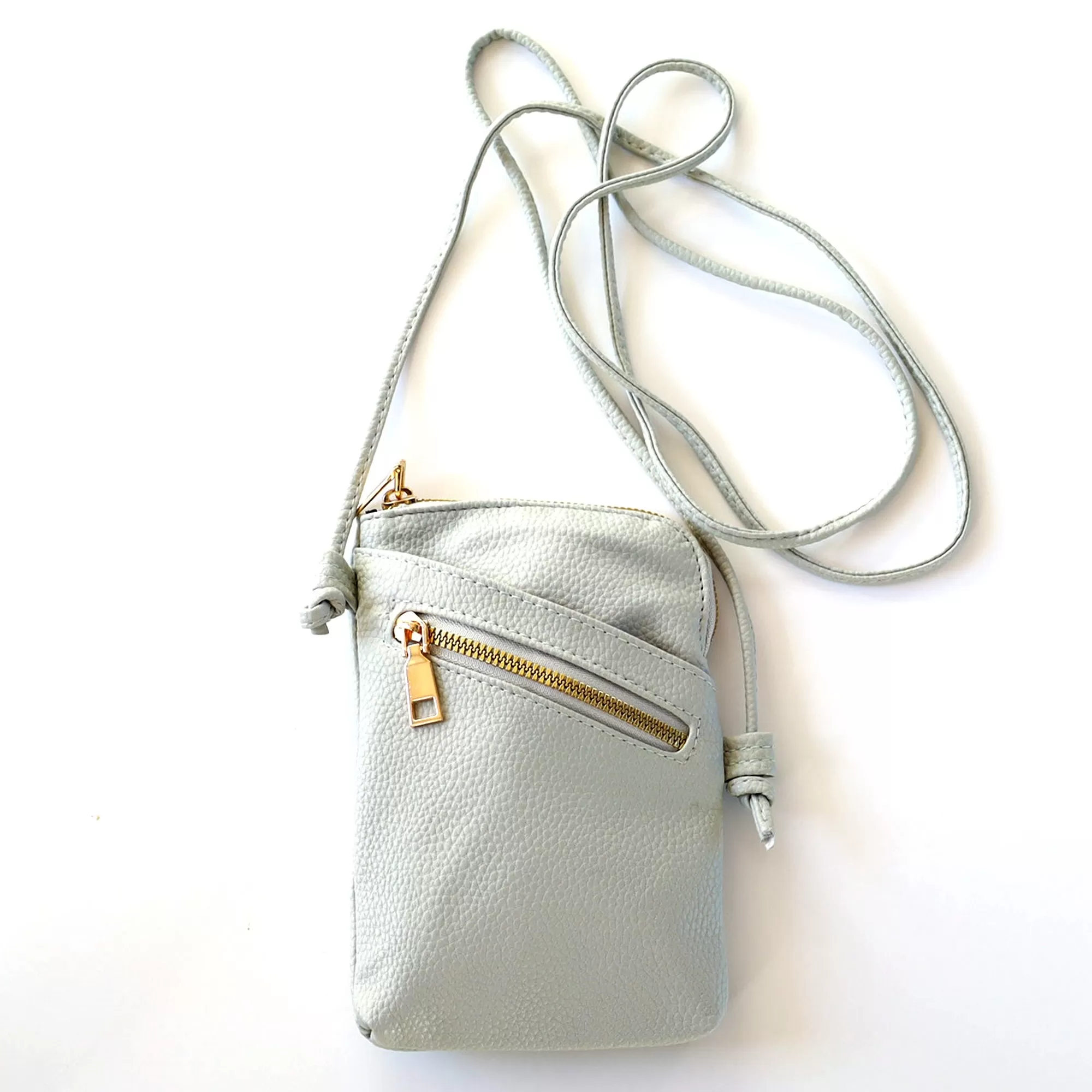 Archer House Long Cross Body Bag - Soft Grey