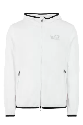 Armani EA7 Zip Up Jacket White