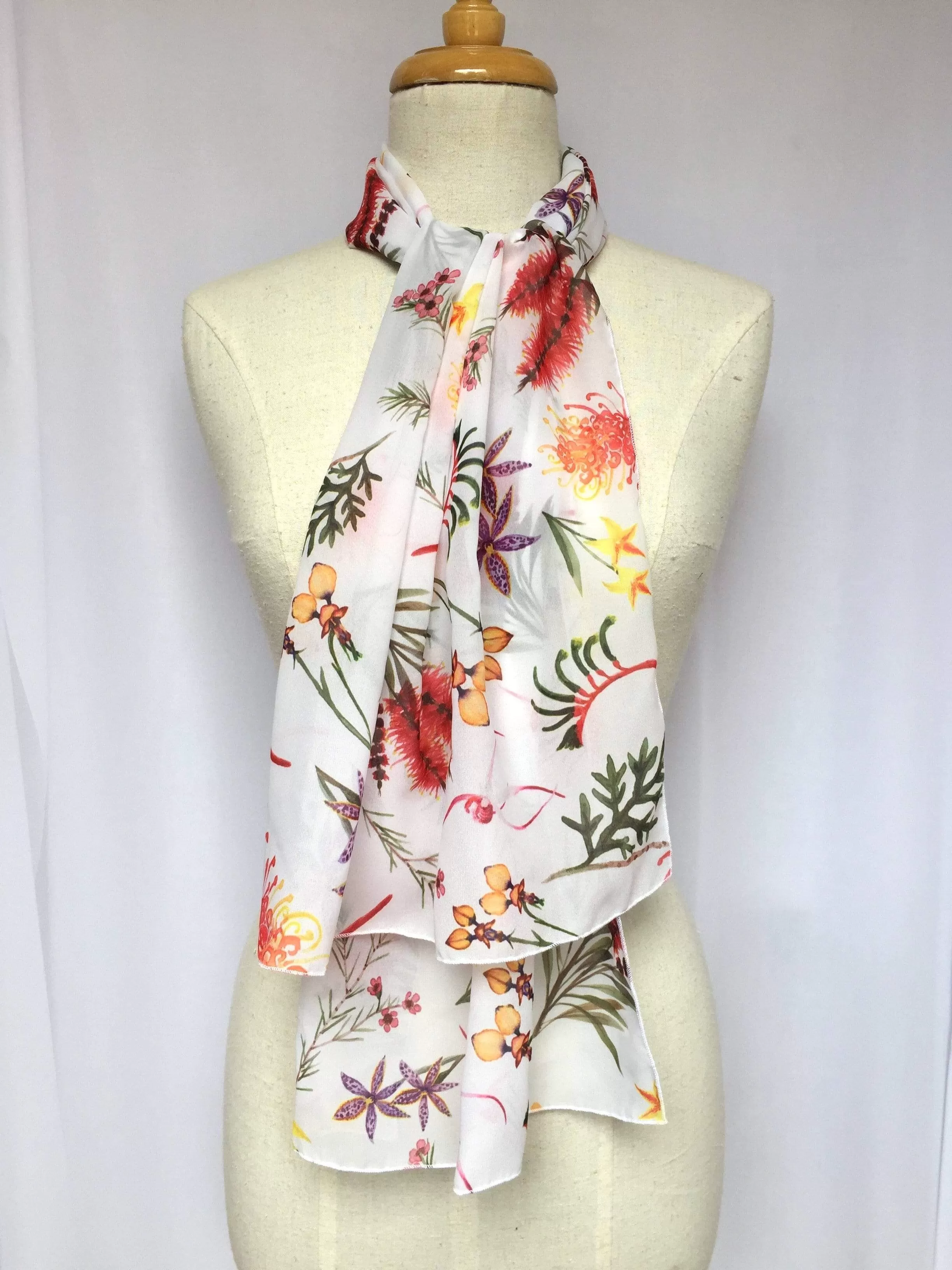 Australian Native Wild Flowers Scarf