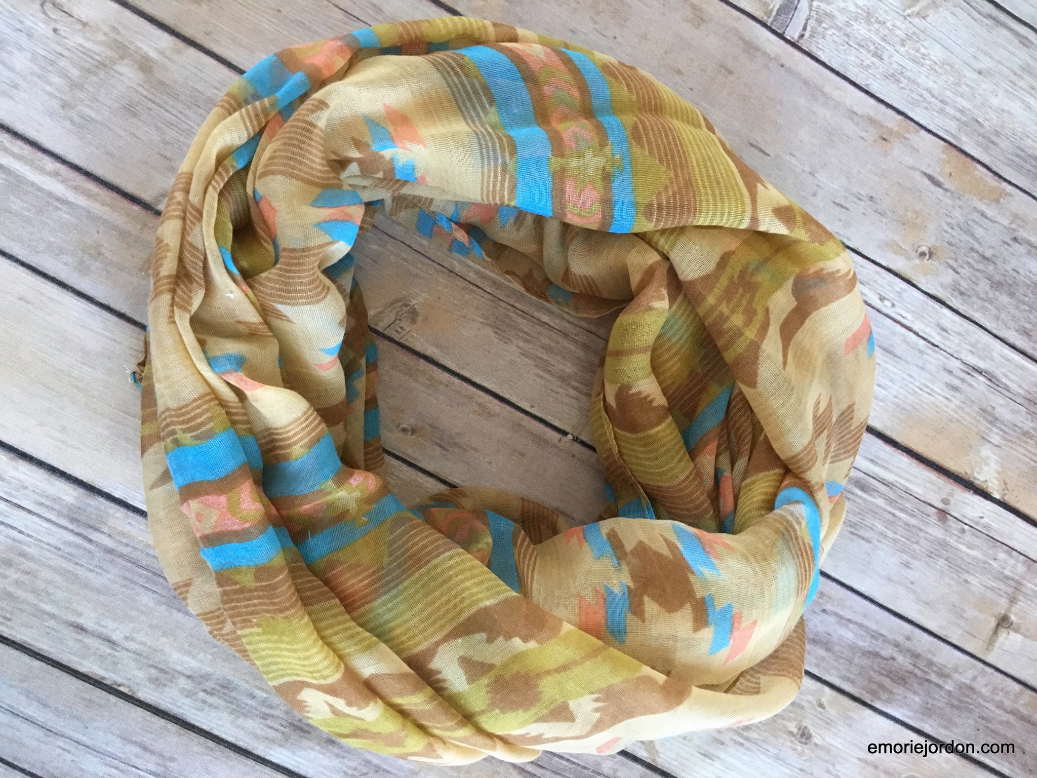 Aztec Boho Chic Infinity Scarves