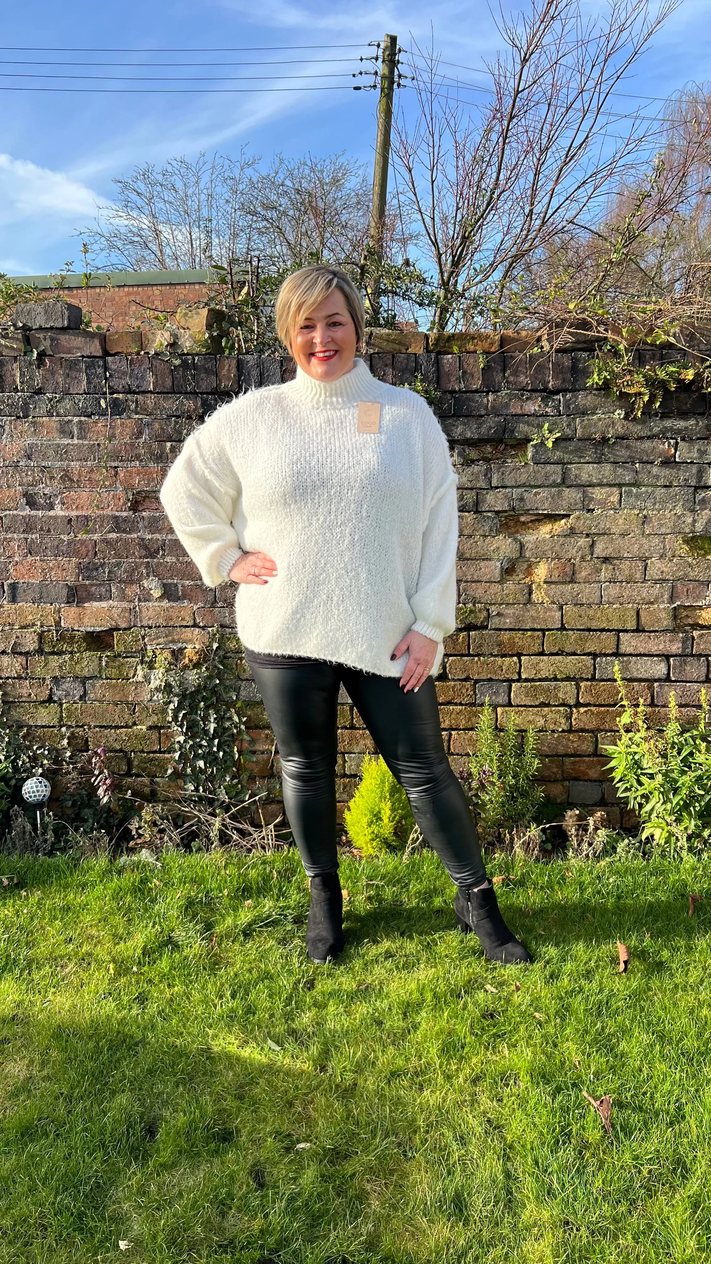 BEATRIX Balloon Sleeve Jumper