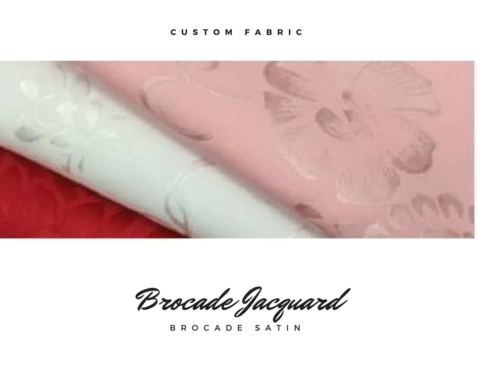 Brocade Jacquard Satin Material