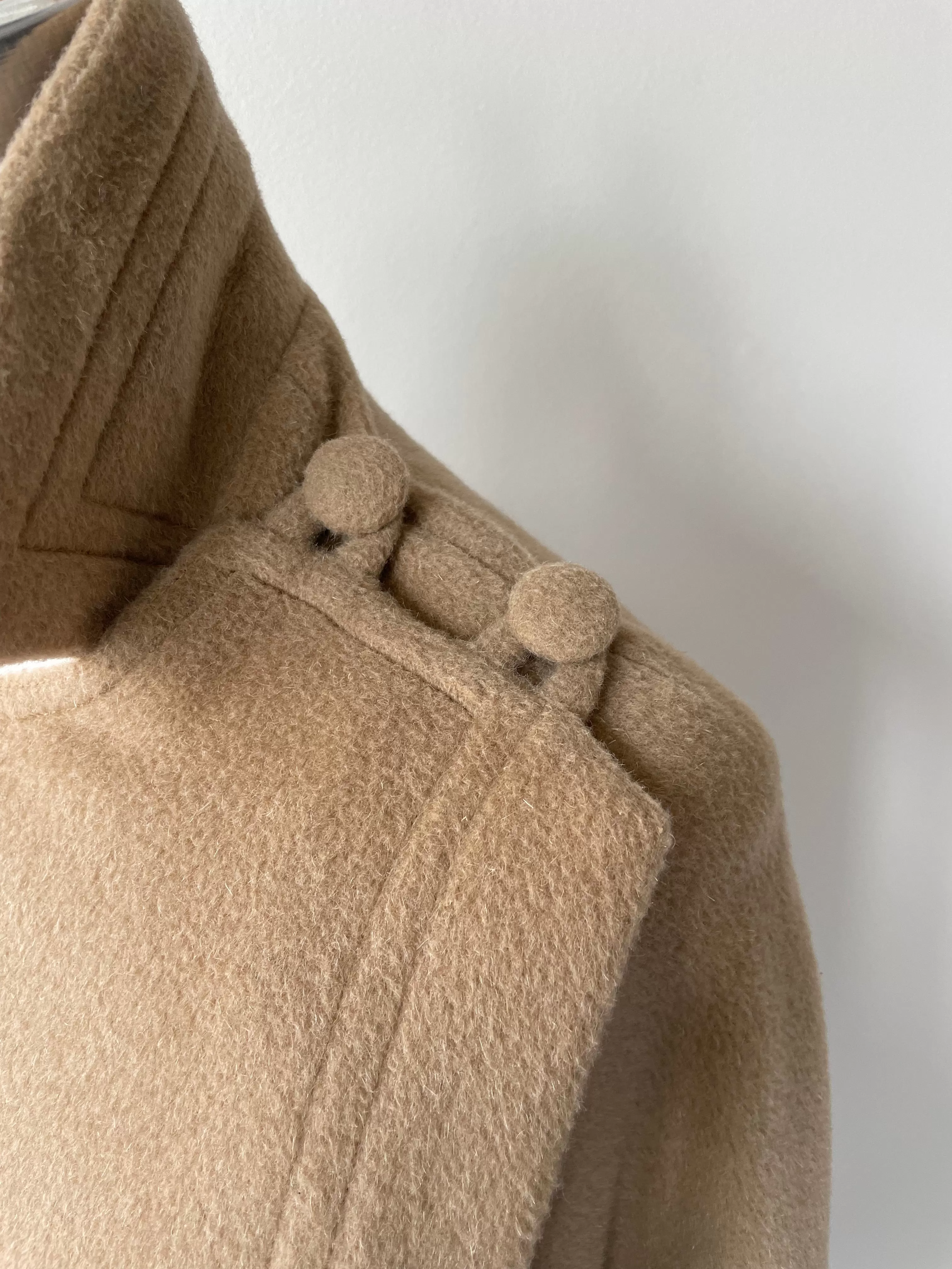 Camel Wool Cape Coat | 1970s