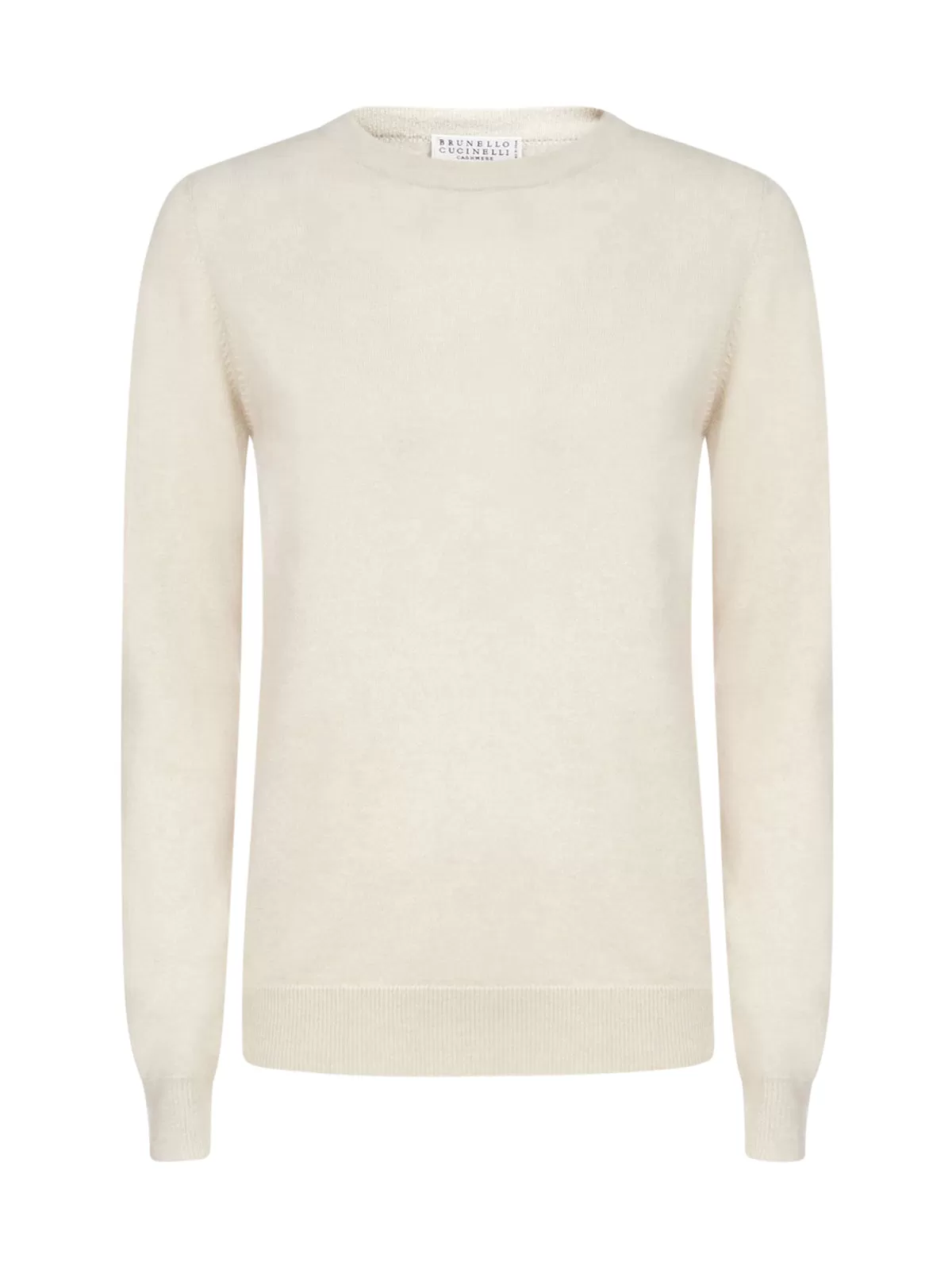 Cashmere sweater with monili