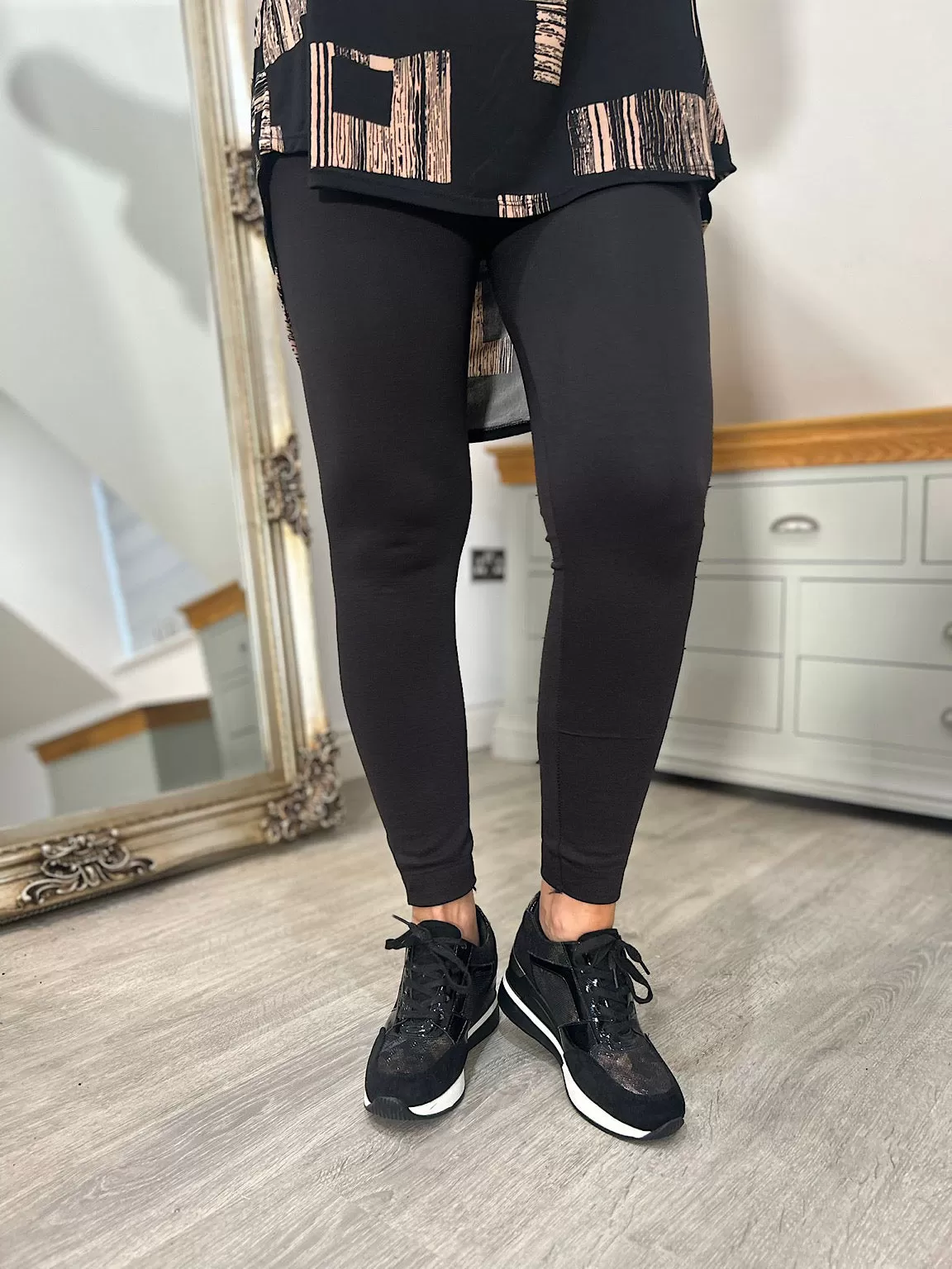 Chocolate Fleece Lined Leggings