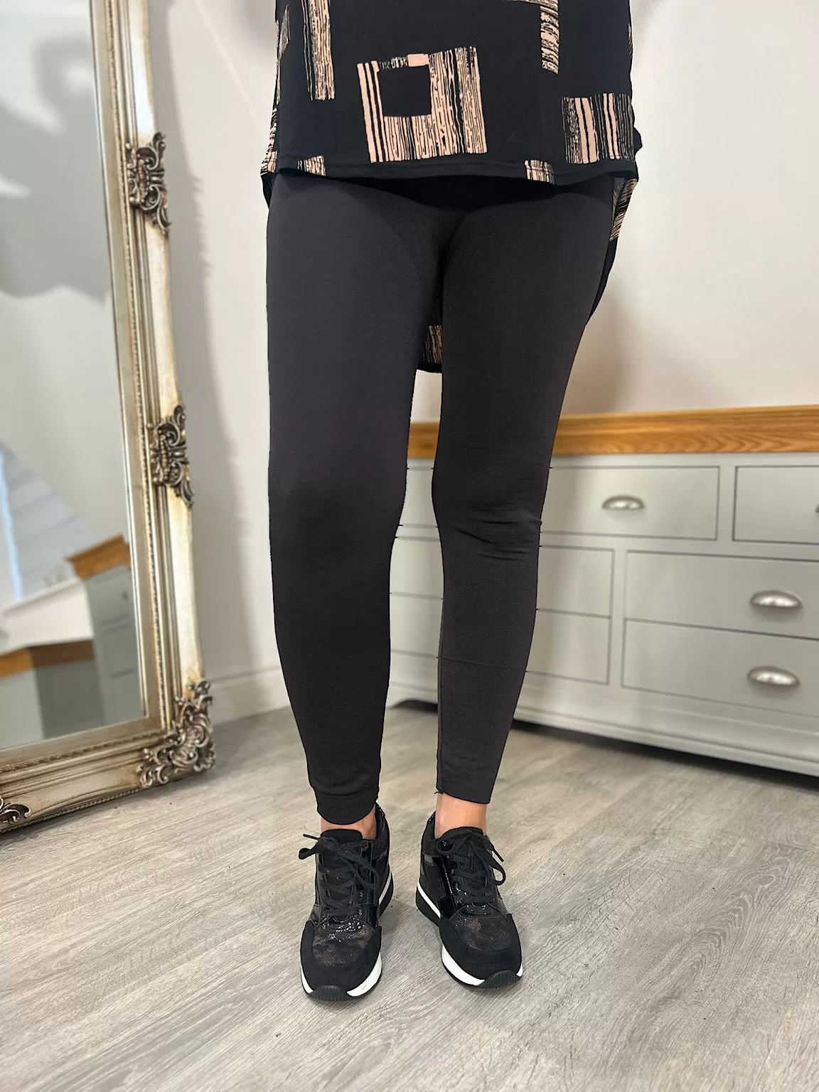 Chocolate Fleece Lined Leggings