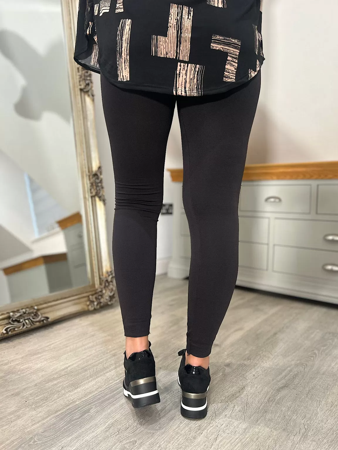 Chocolate Fleece Lined Leggings