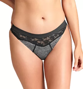 Cleo by Panache Freedom Brazilian Panty Brief (10322) - Charcoal