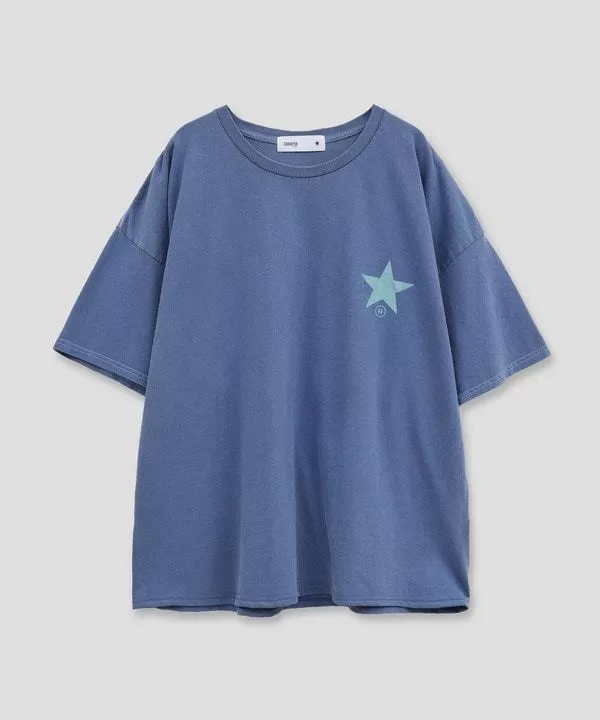 CONVERSE  |Crew Neck Pullovers Flower Patterns Star Unisex Street Style