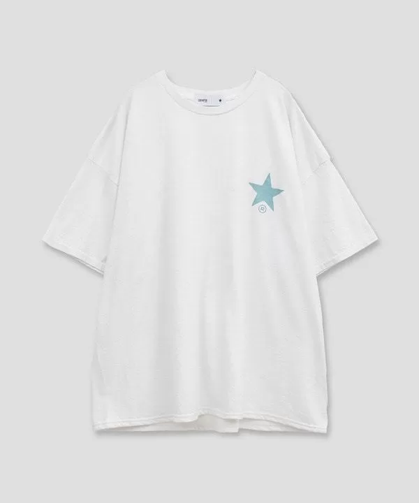 CONVERSE  |Crew Neck Pullovers Flower Patterns Star Unisex Street Style