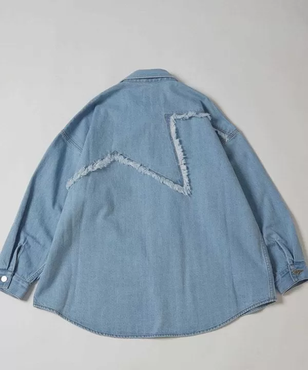 CONVERSE  |Star Casual Style Unisex Denim Street Style Long Sleeves