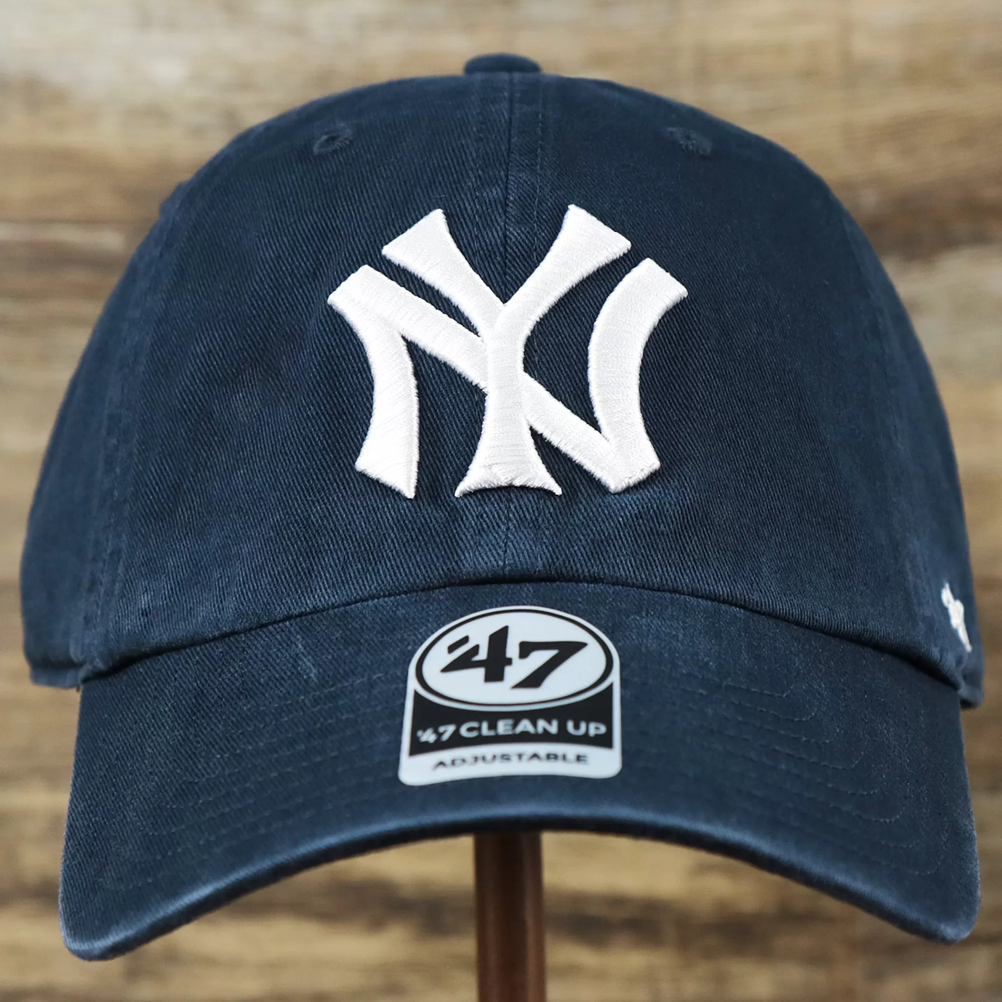 Cooperstown New York Yankees Retro Yankees Logo Dad Hat | Navy Dad Hat