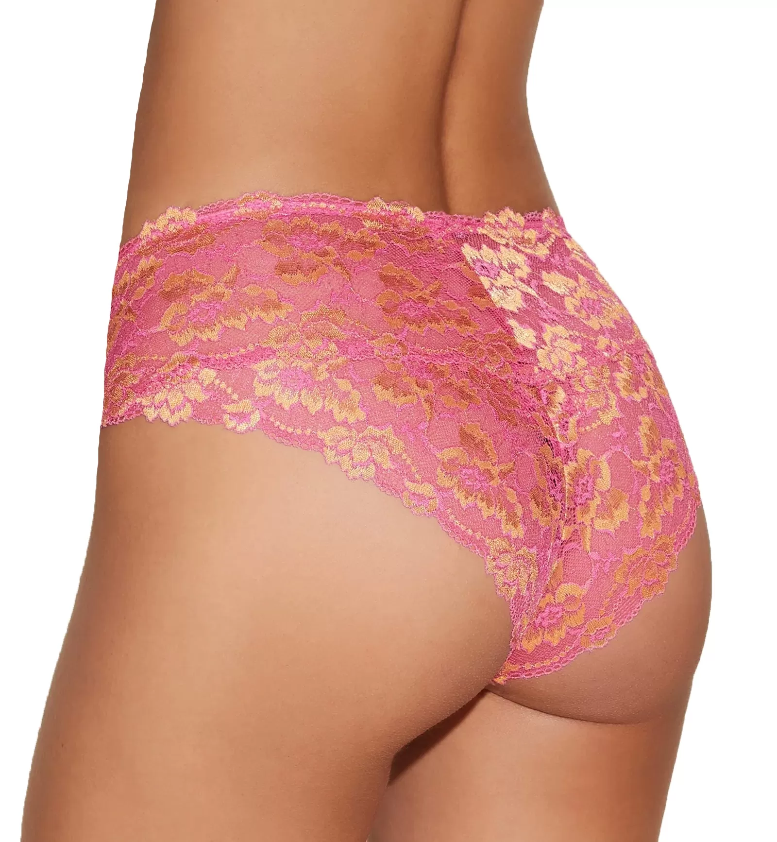 Cosabella Savona High Waist Brief Panty (SAVON0562) - Rani Pink/Gold