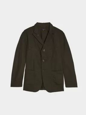 Cotton Heavy Twill Bedford Jacket, Olive