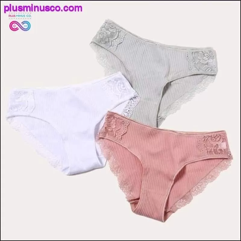 Cotton Panty 3Pcs/lot Solid Women's Panties Comfort