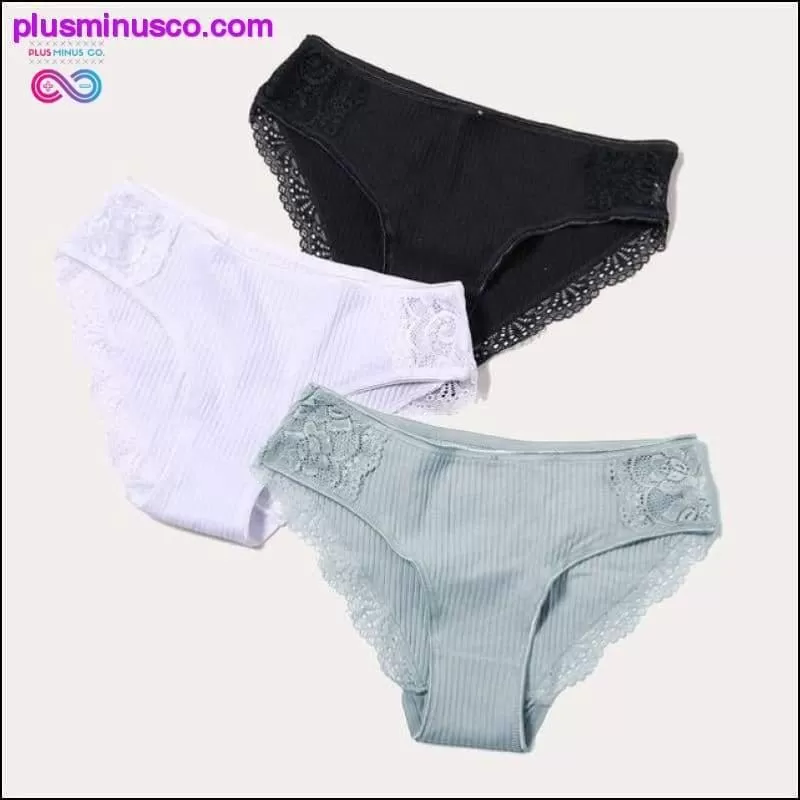 Cotton Panty 3Pcs/lot Solid Women's Panties Comfort