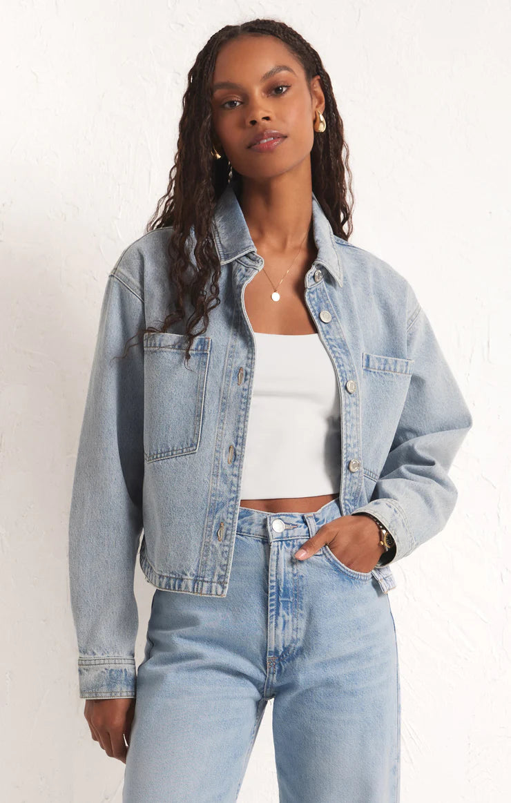 Cropped Denim Jacket