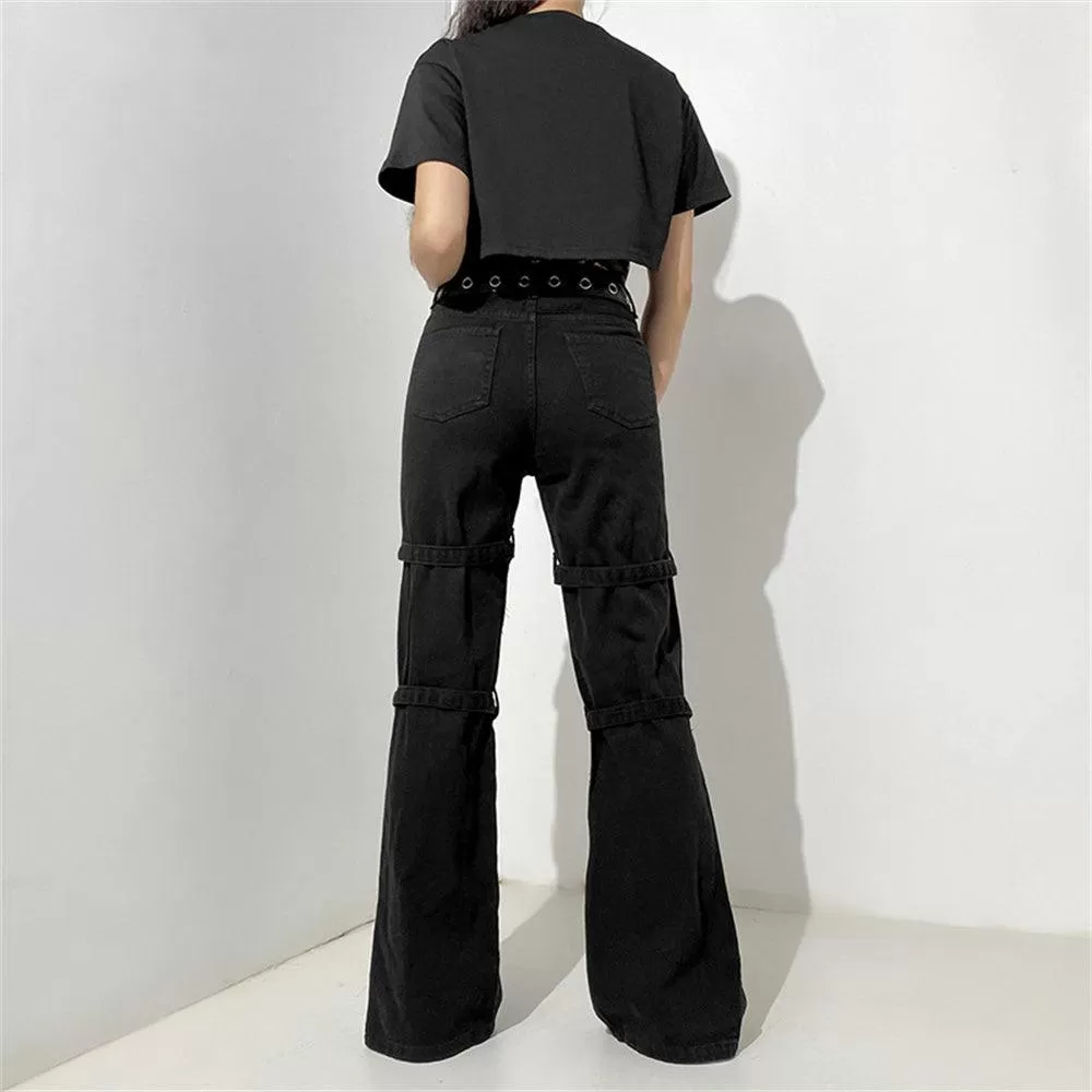 Cyber Cargo Pants for Gothic, Emo, and Alternative Style