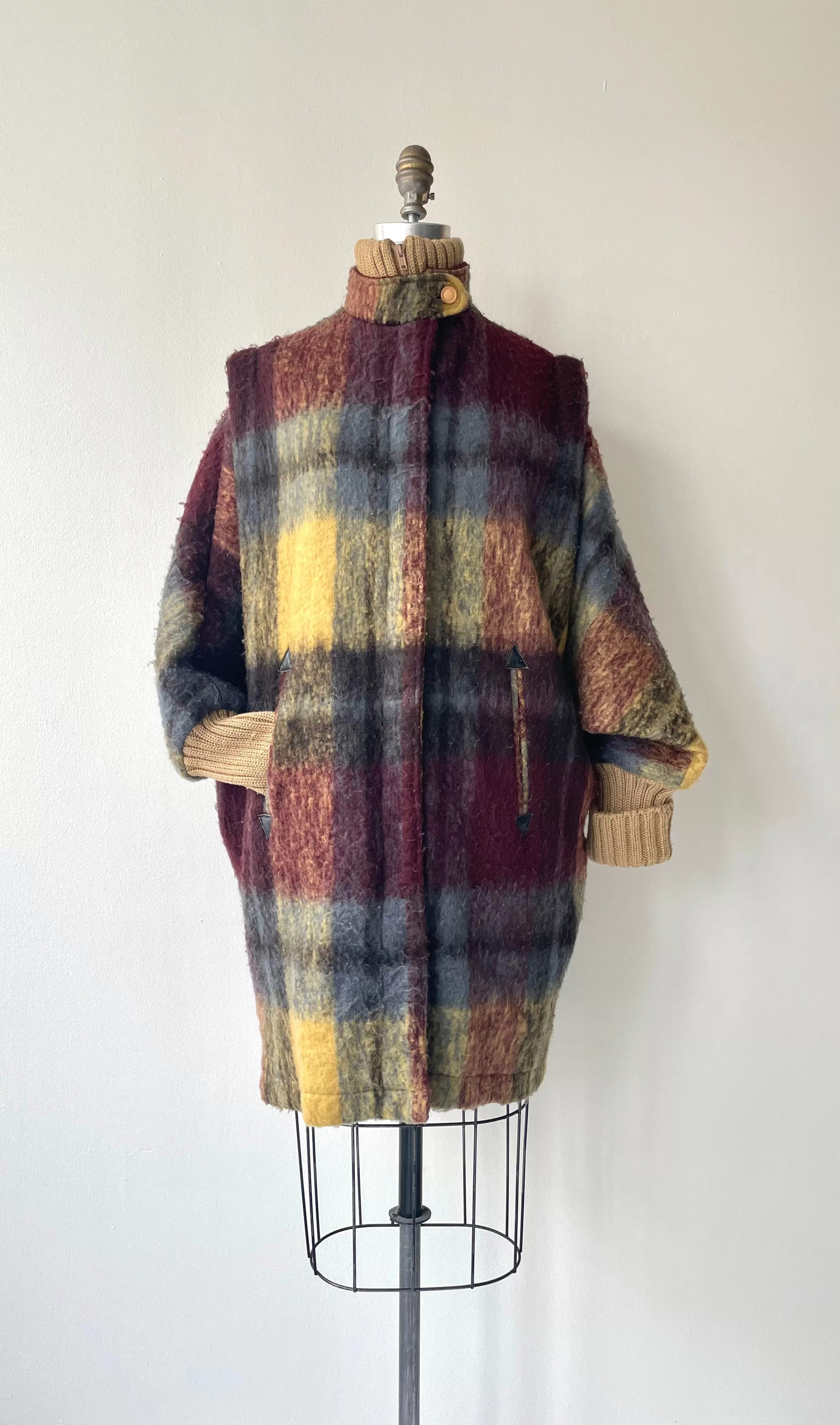 Derry Tartan Wool Coat