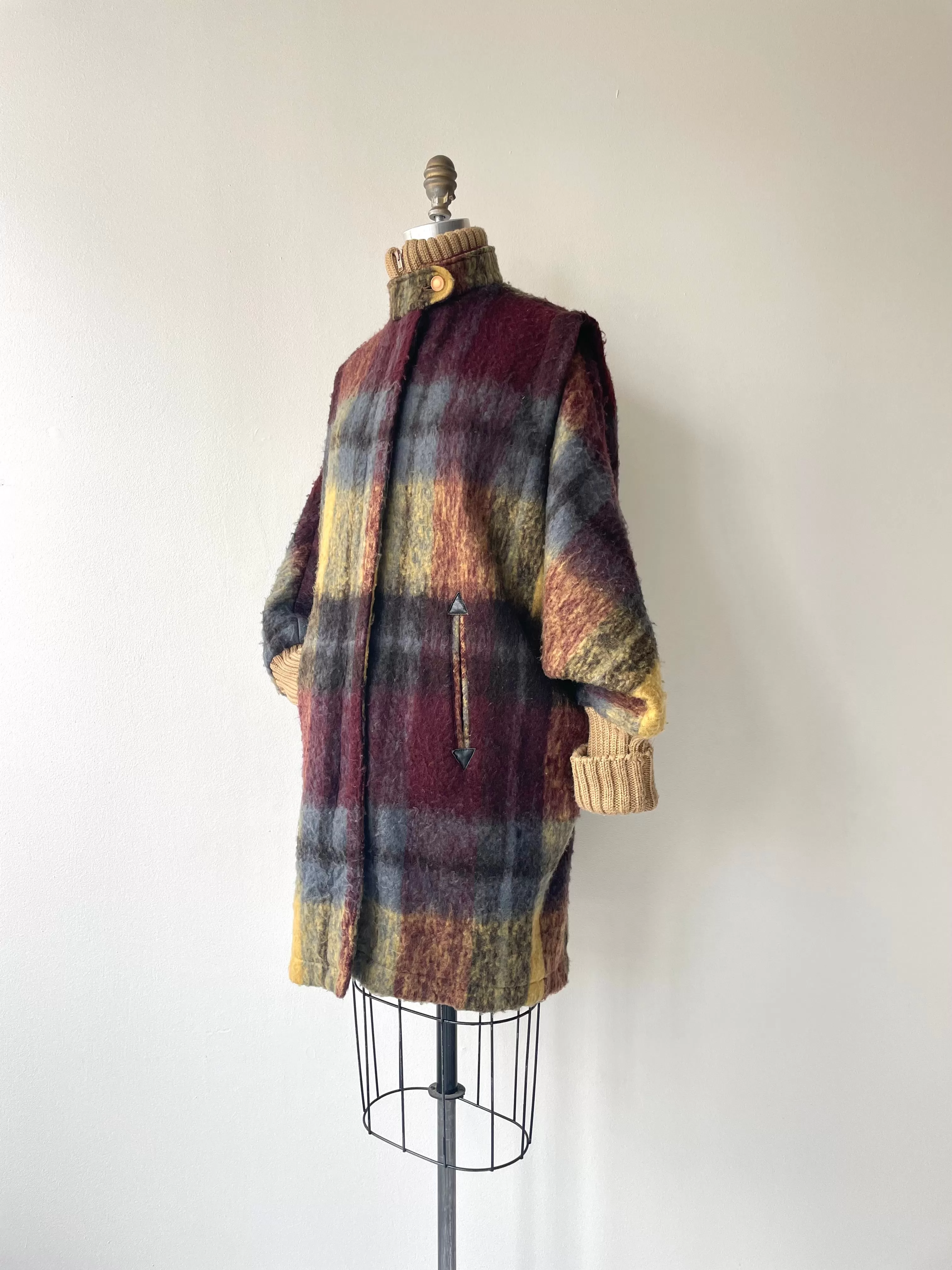 Derry Tartan Wool Coat