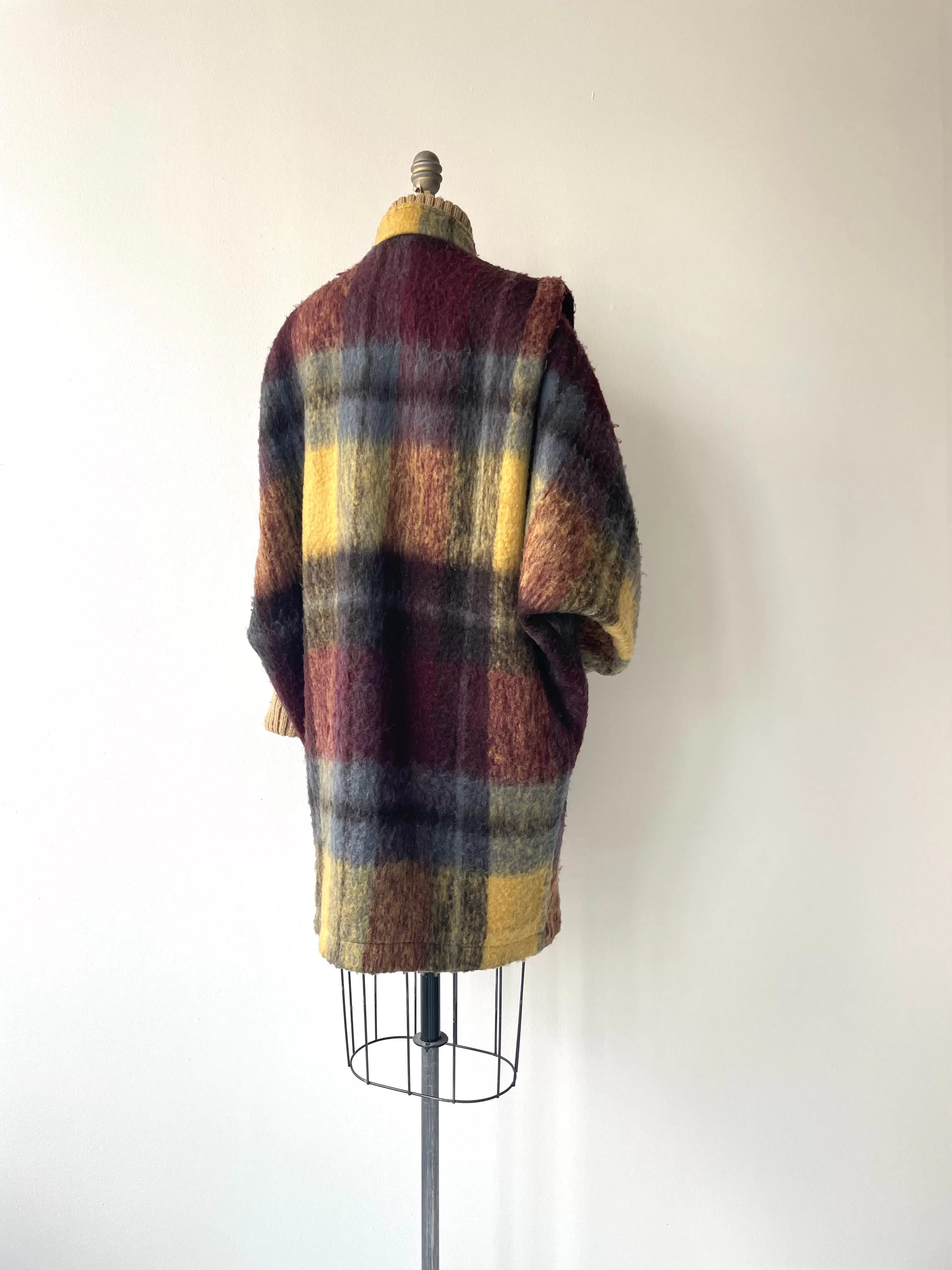 Derry Tartan Wool Coat