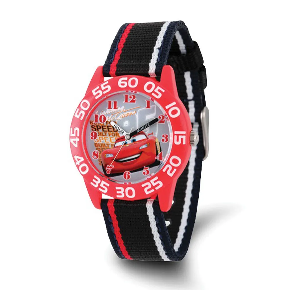 Disney Boys Cars Lightning McQueen Acrylic Time Teacher Watch