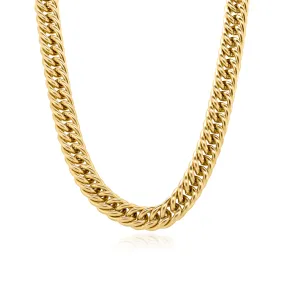 Double Curb Chain Necklace