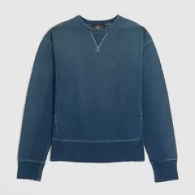 Double RL Indigo Sports Crew Neck Knit Sweater