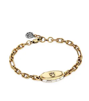 Double Signet Bracelet, Gold