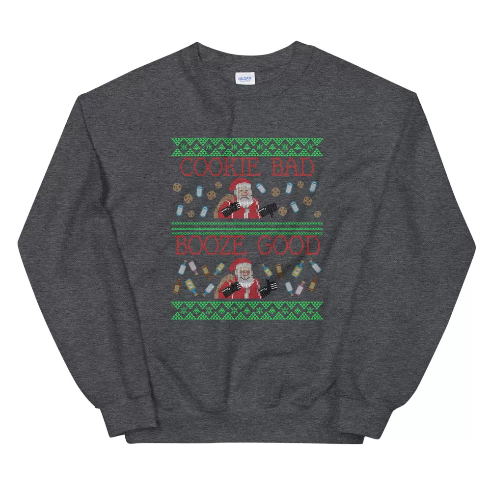 Drunken Santa Ugly Christmas Sweatshirt