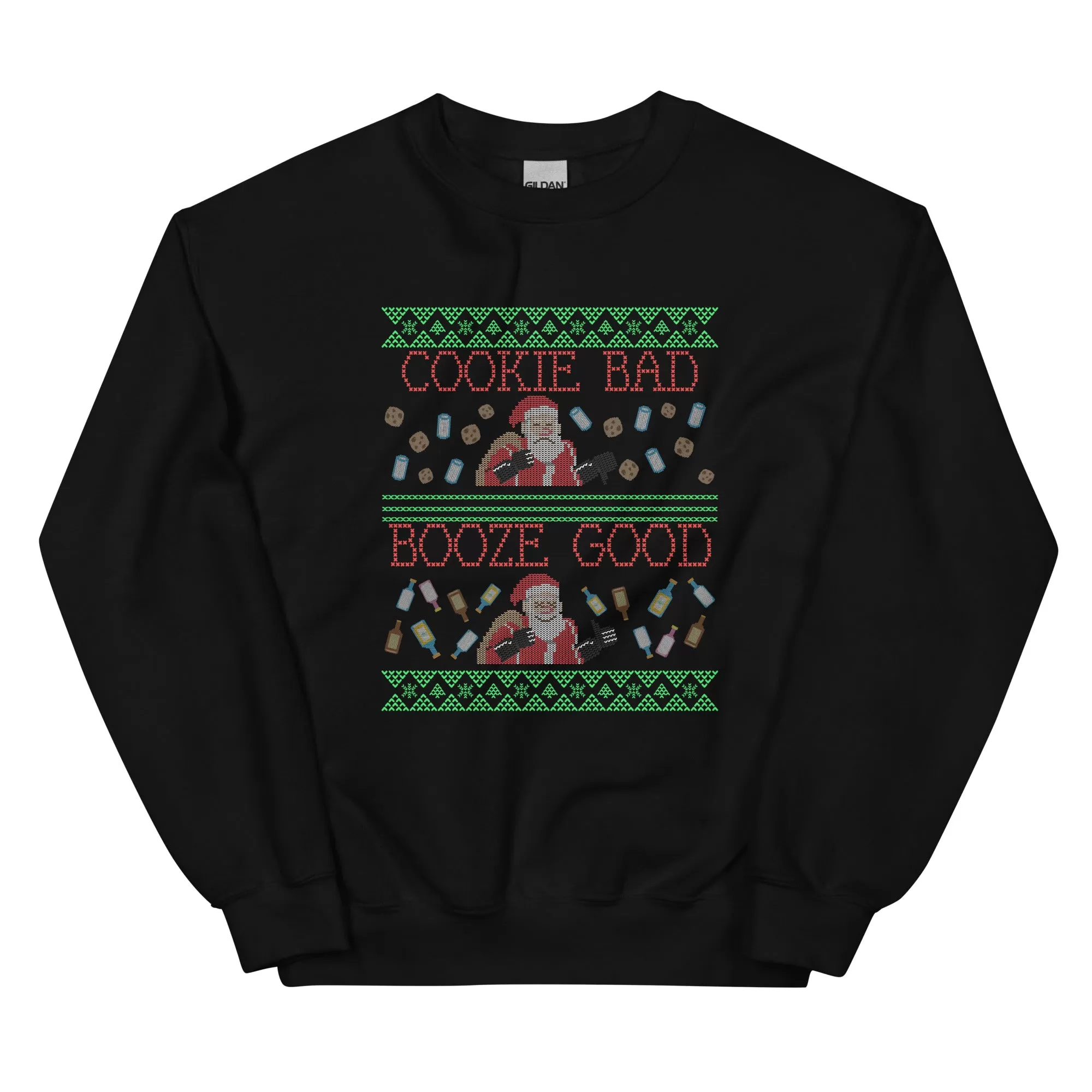 Drunken Santa Ugly Christmas Sweatshirt