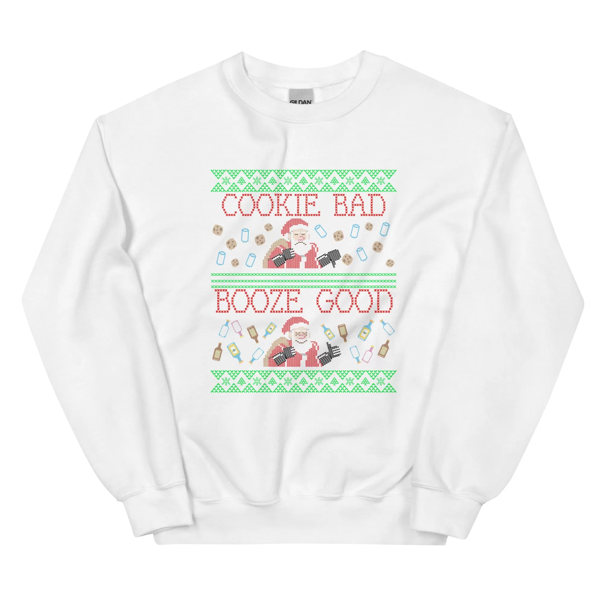 Drunken Santa Ugly Christmas Sweatshirt